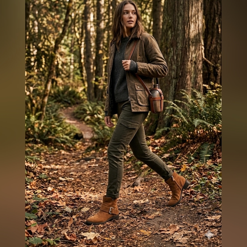 Kenneth Cole Gentle Souls Brown Suede Boots